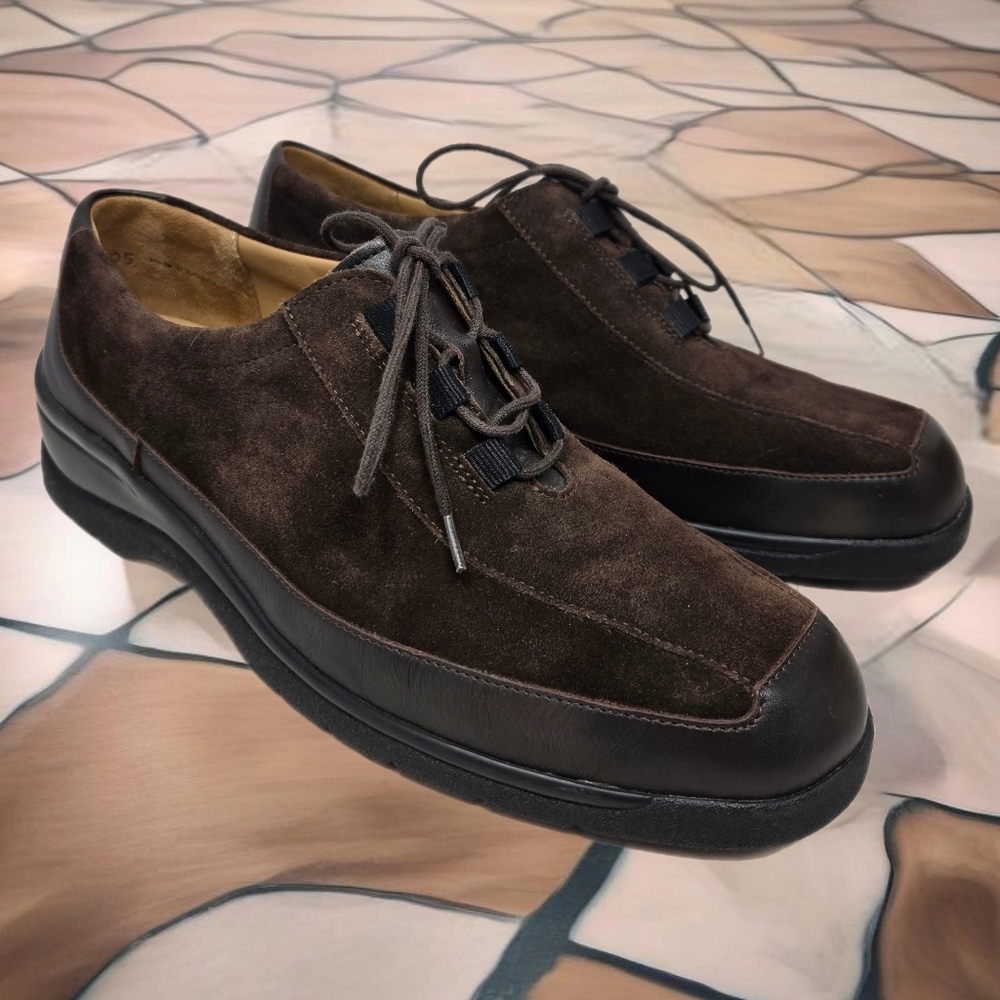 Solidus Hedda Natural Comfort Womens Shoes Sneakers Sz 7.5=8.5 Brown Leather
